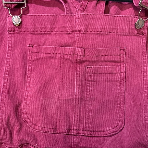 Judy Blue Women's Red Denim Overalls - Picture 10 of 10